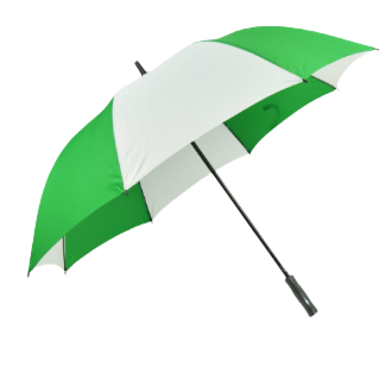 Green and white deals umbrella